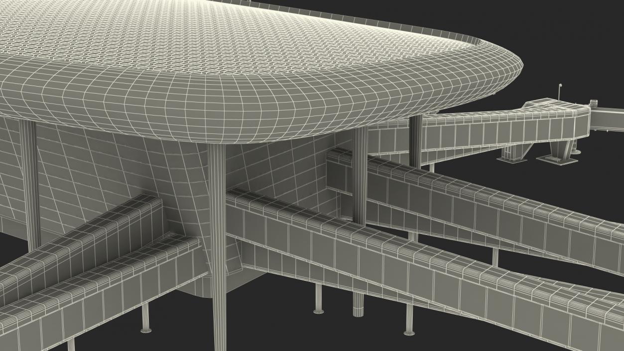 3D model Terminal International Airport