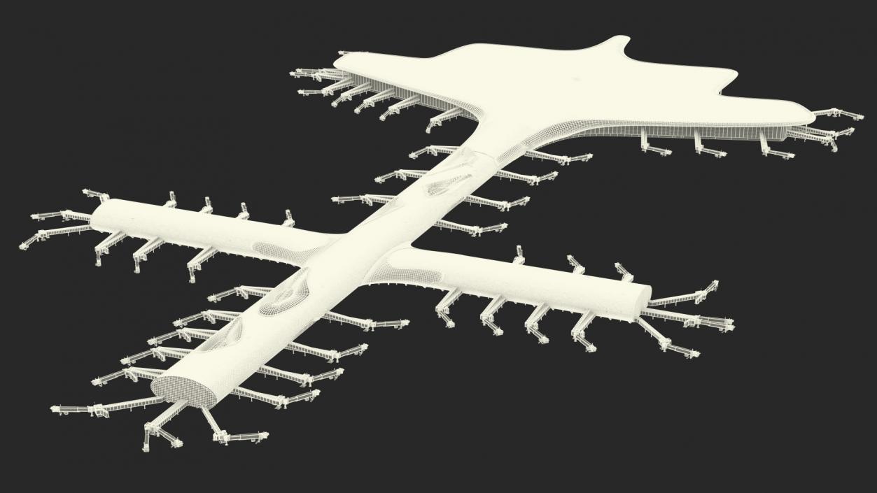 3D model Terminal International Airport