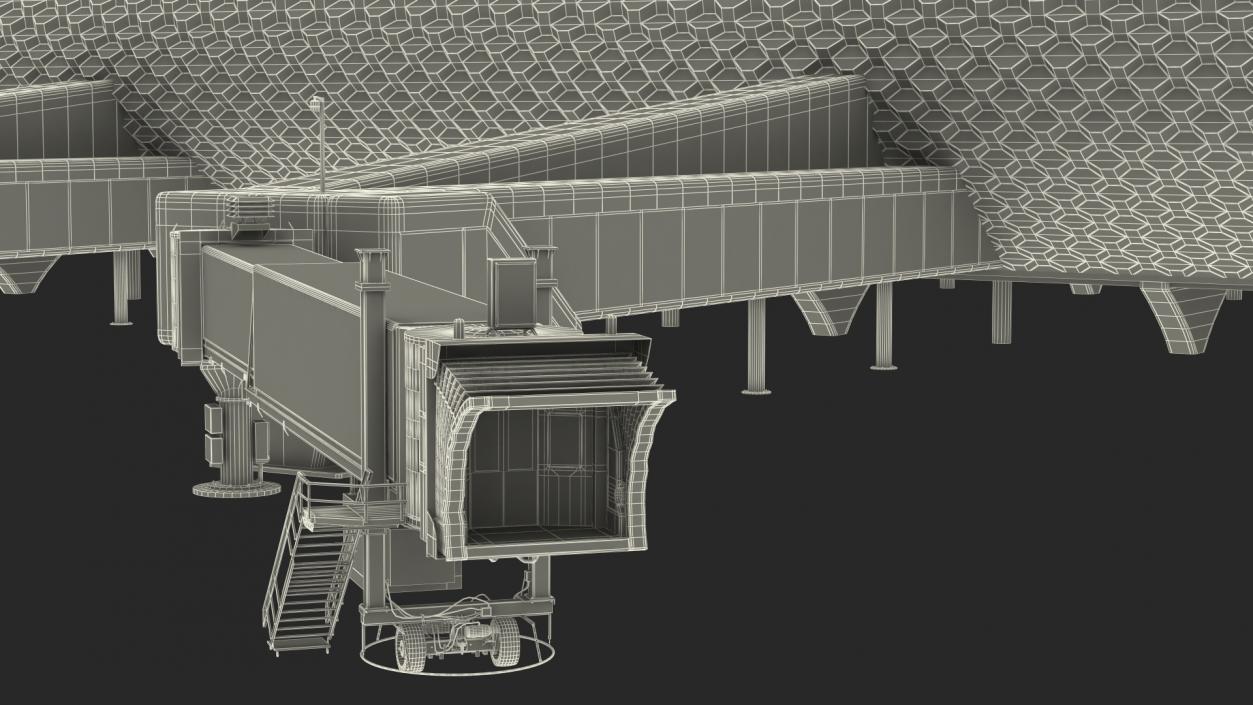 3D model Terminal International Airport