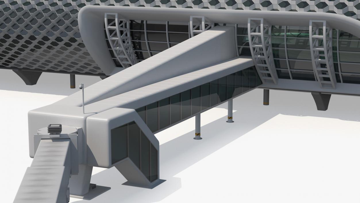 3D model Terminal International Airport