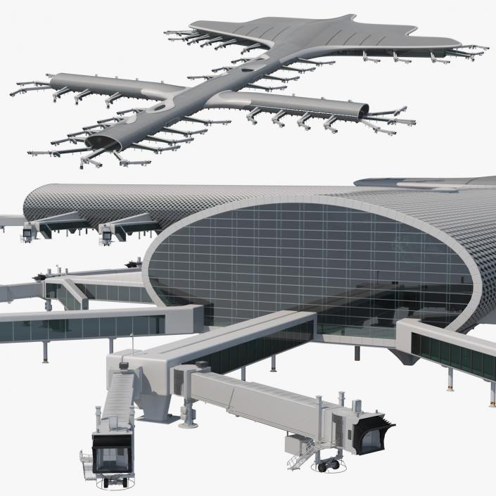 3D model Terminal International Airport