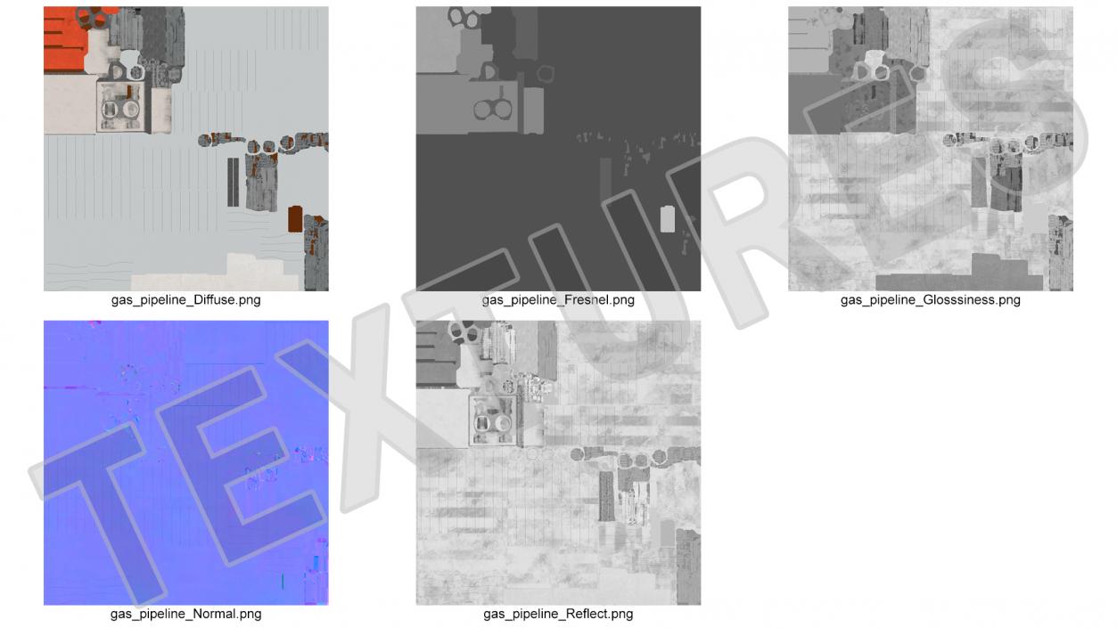 Gas Pipeline Corner Section 3D