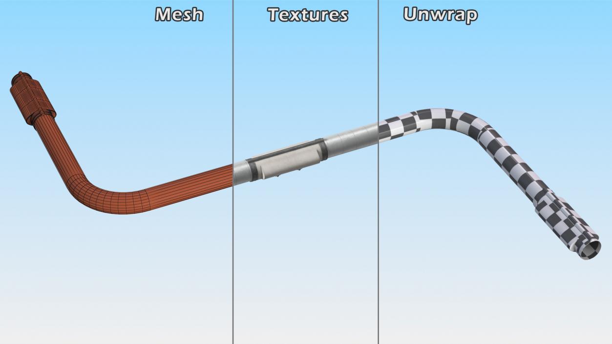 Gas Pipeline Corner Section 3D