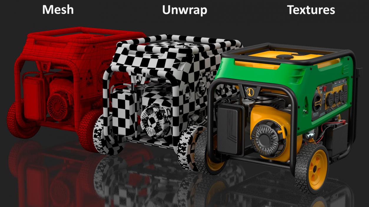 3D model Portable Generators Collection