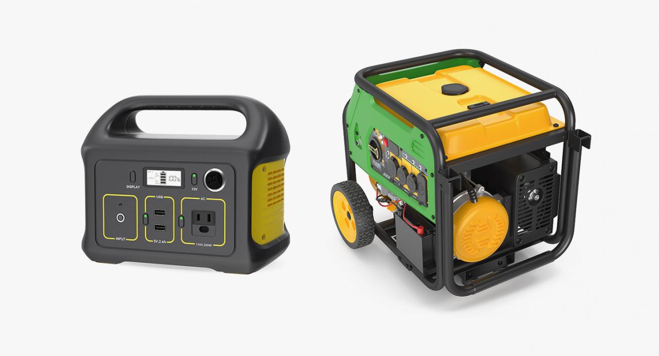 3D model Portable Generators Collection