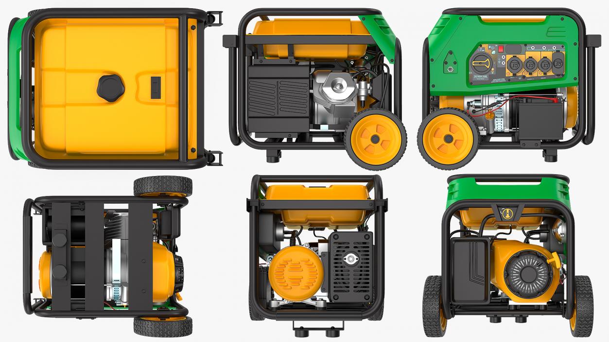 3D model Portable Generators Collection