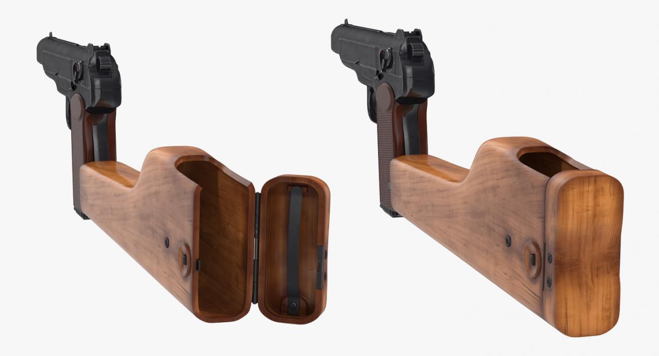 3D model Pistol APS with Buttstock