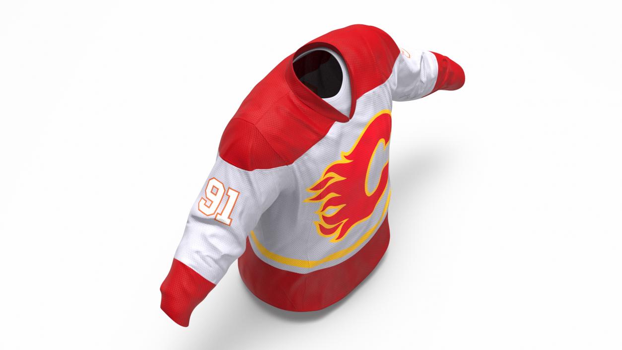 3D Hockey Jersey Calgary Flames model