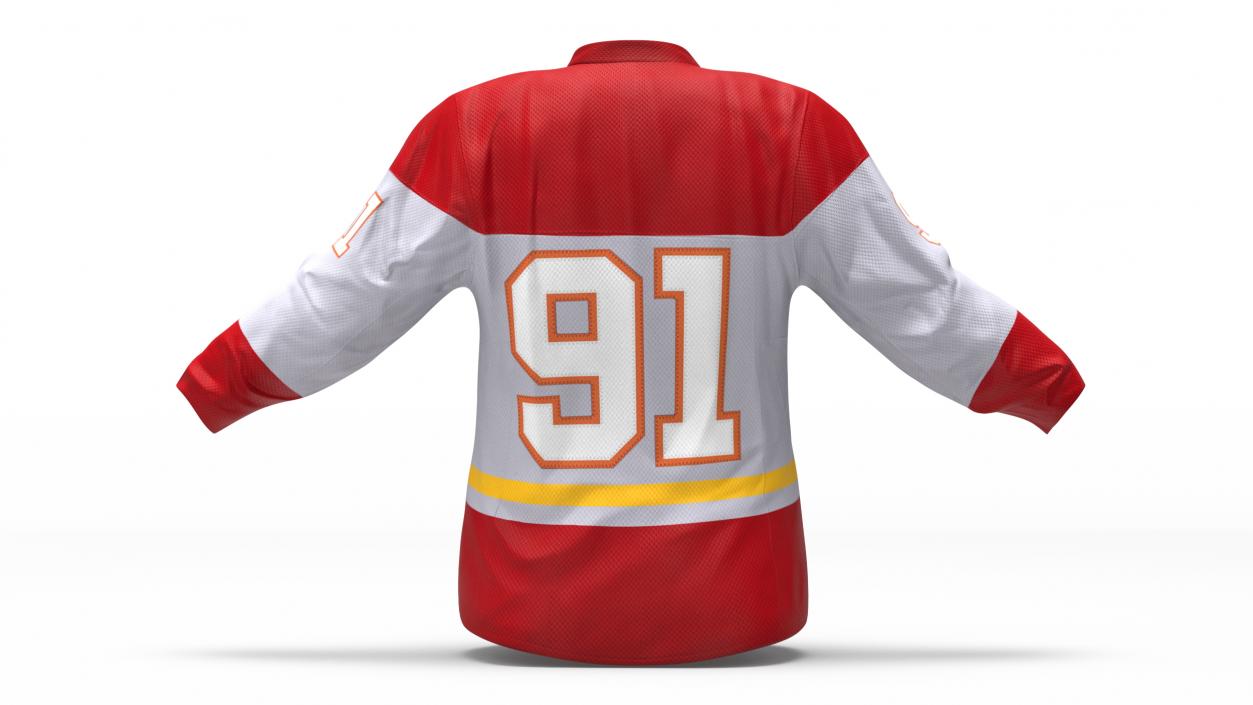 3D Hockey Jersey Calgary Flames model