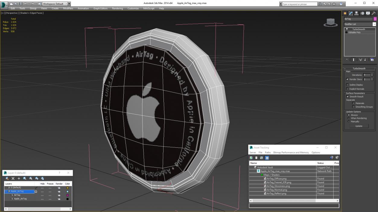 Apple AirTag 3D