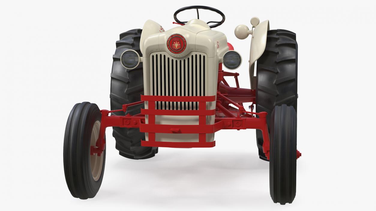 3D Ford NAA Golden Jubilee 1953 Vintage Tractor Rigged