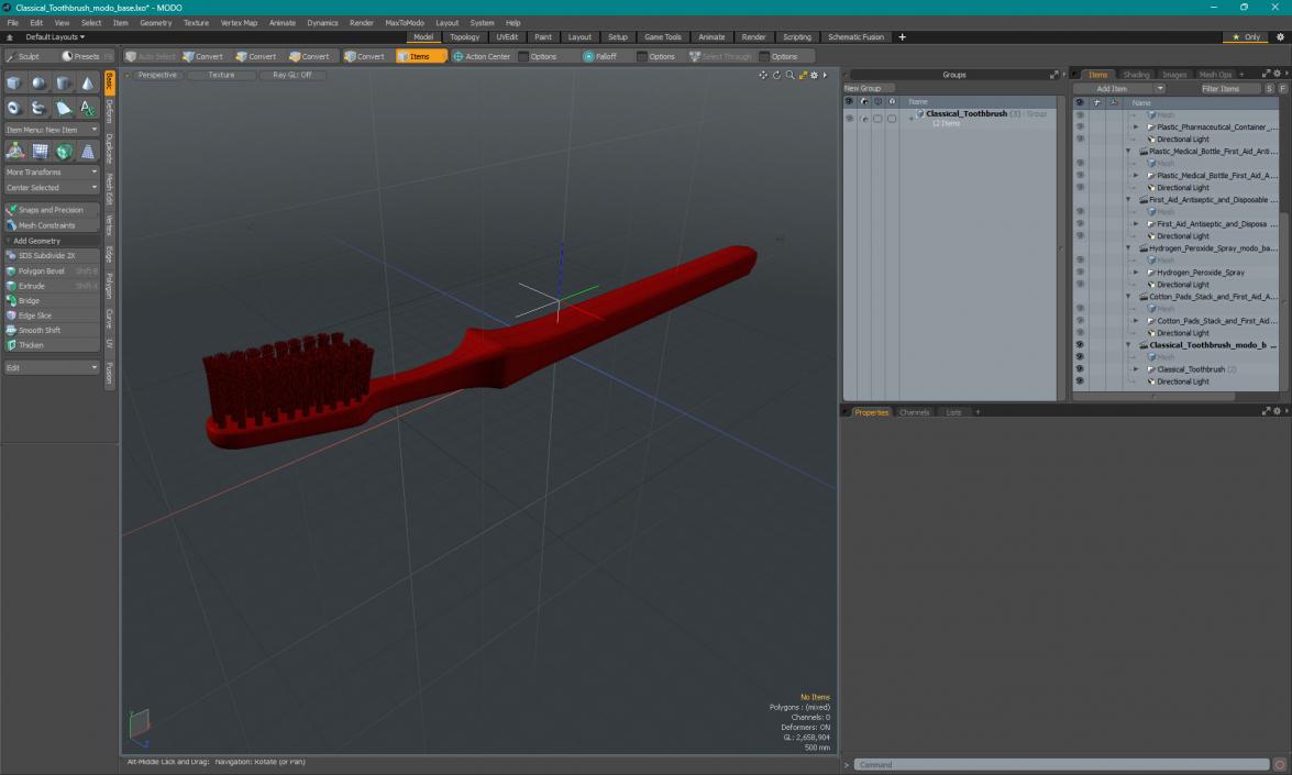 3D model Classical Toothbrush