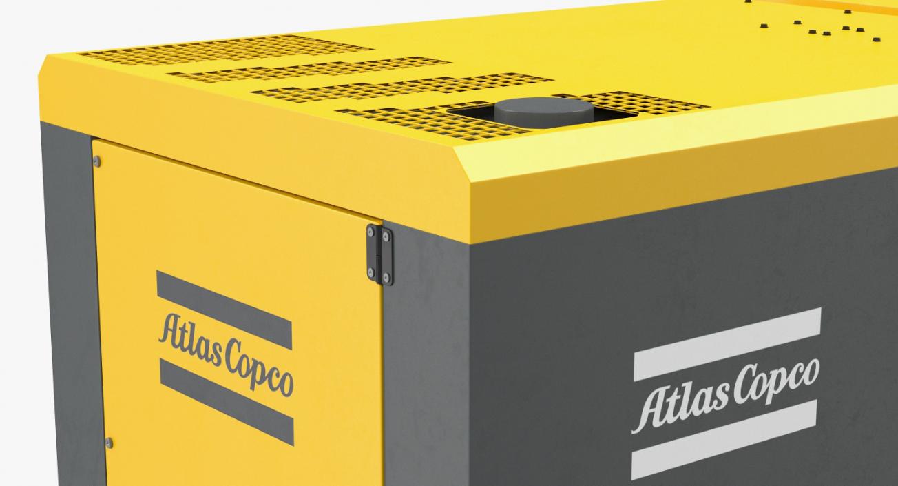 Industrial Diesel Generator Atlas Copco 3D model