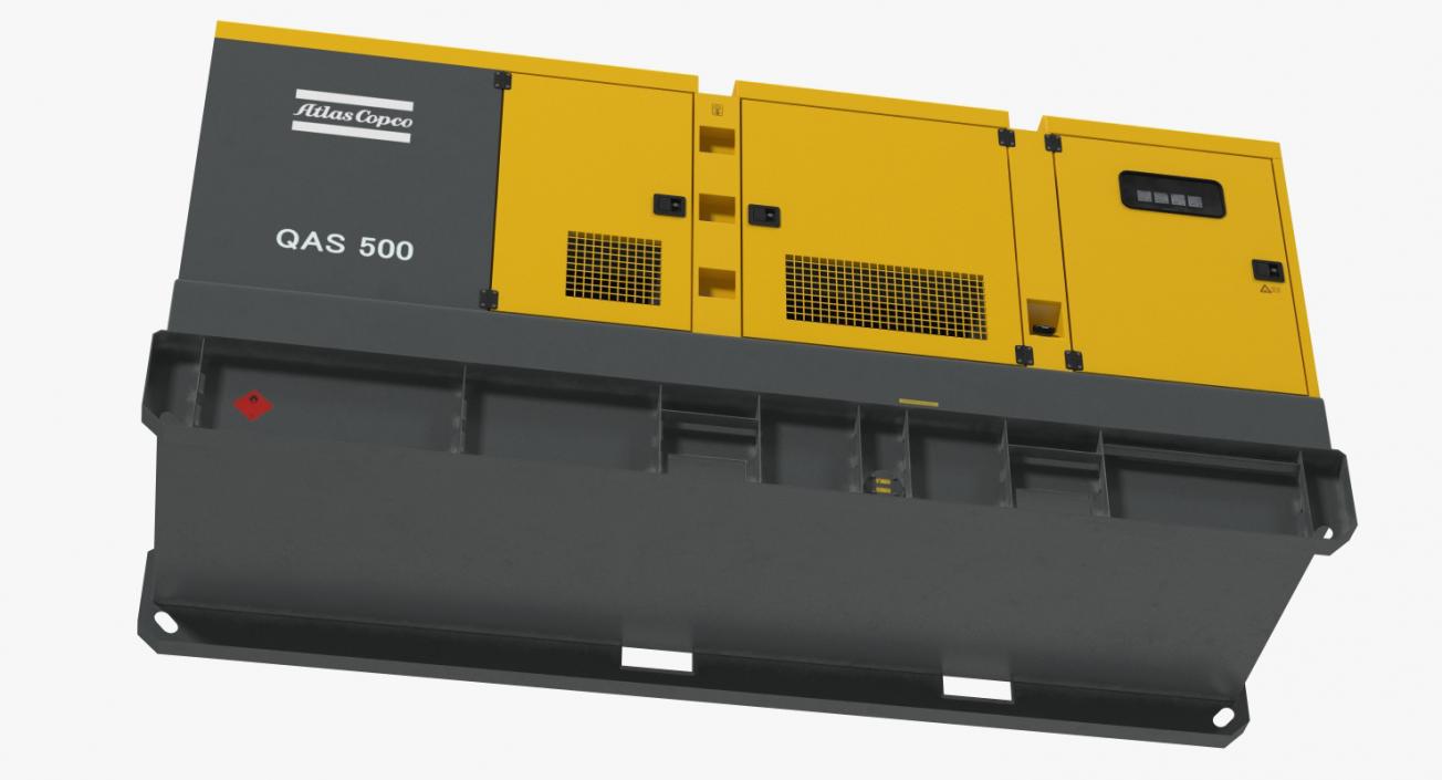 Industrial Diesel Generator Atlas Copco 3D model