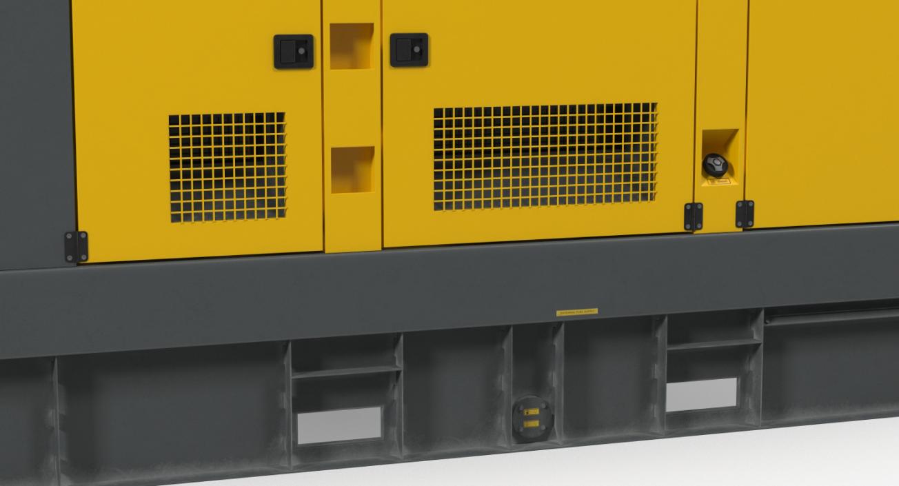 Industrial Diesel Generator Atlas Copco 3D model