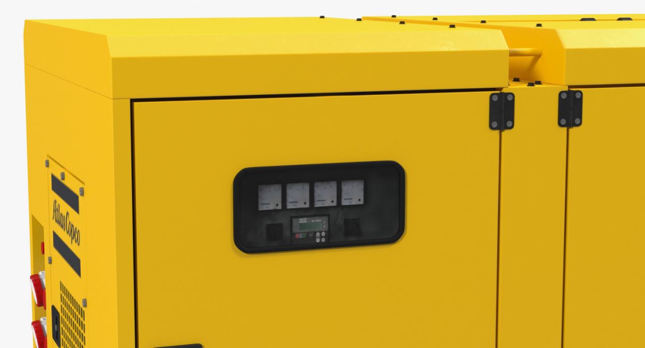 Industrial Diesel Generator Atlas Copco 3D model