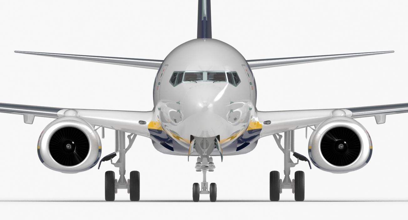 3D Boeing 737-600 with Interior Ryanair