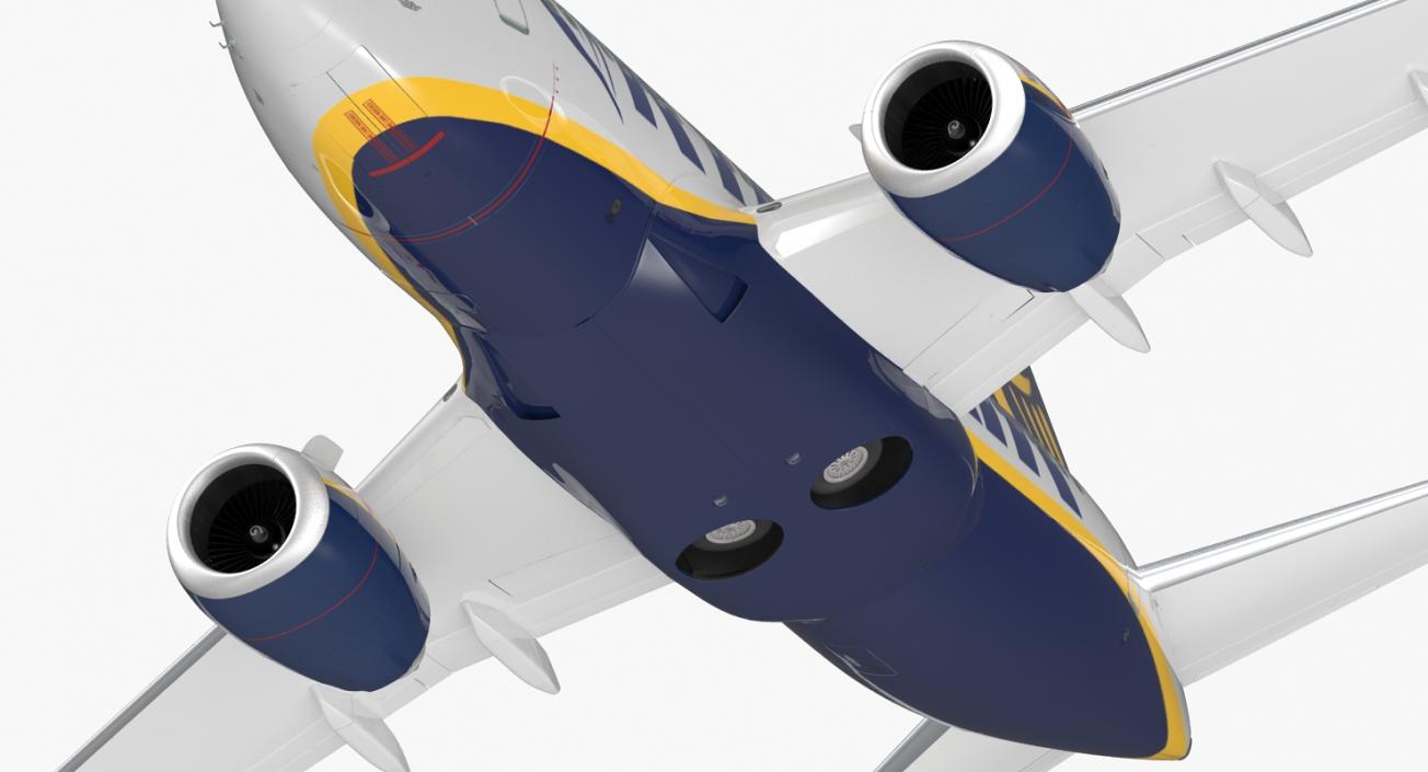 3D Boeing 737-600 with Interior Ryanair