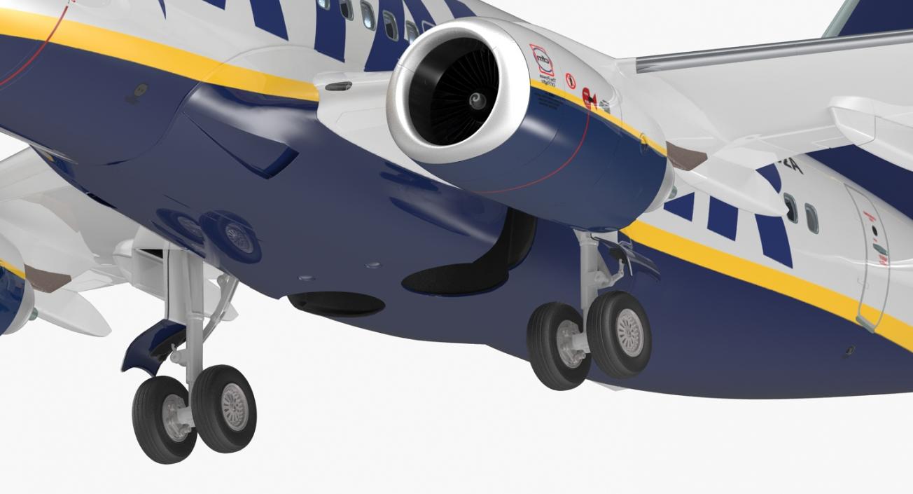 3D Boeing 737-600 with Interior Ryanair