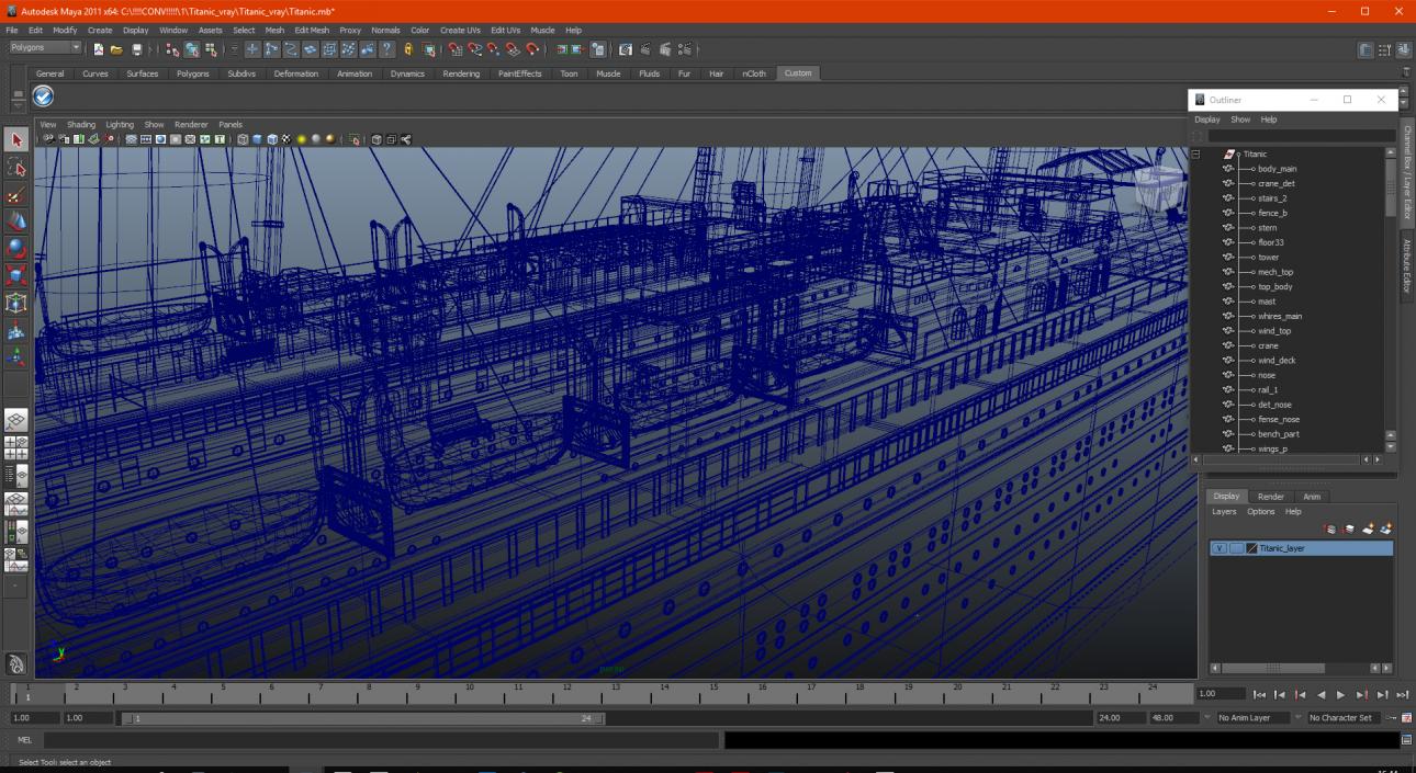 Titanic 3D model