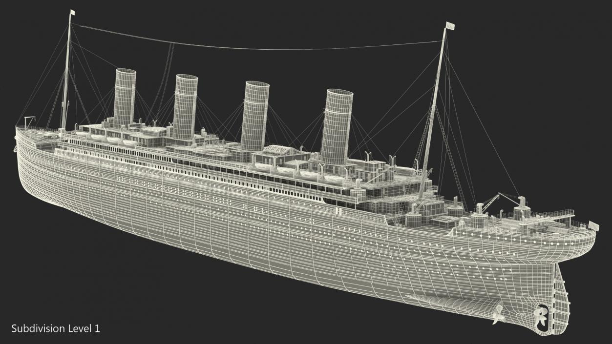 Titanic 3D model