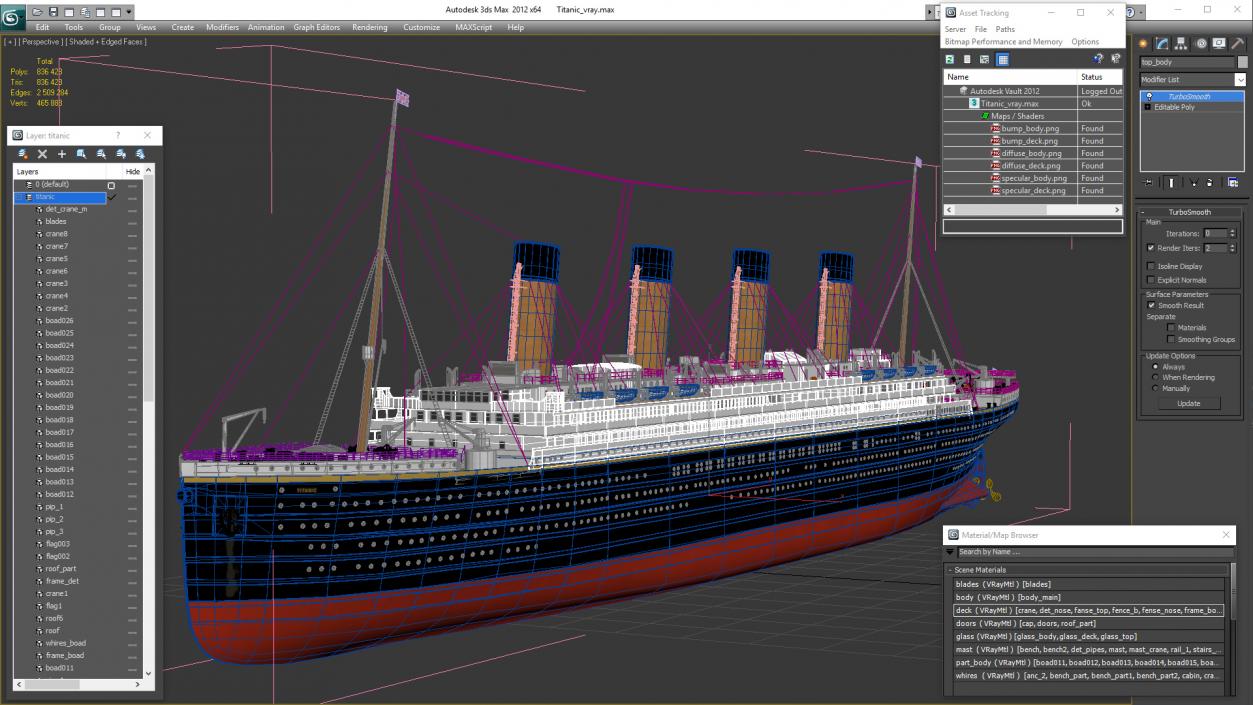 Titanic 3D model