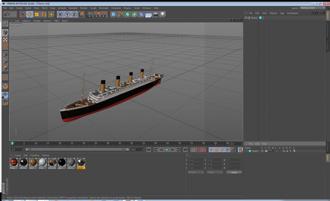 Titanic 3D model