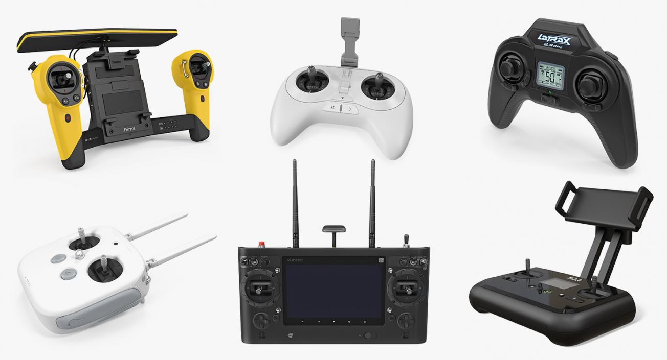 3D model Drone Remote Controllers Collection