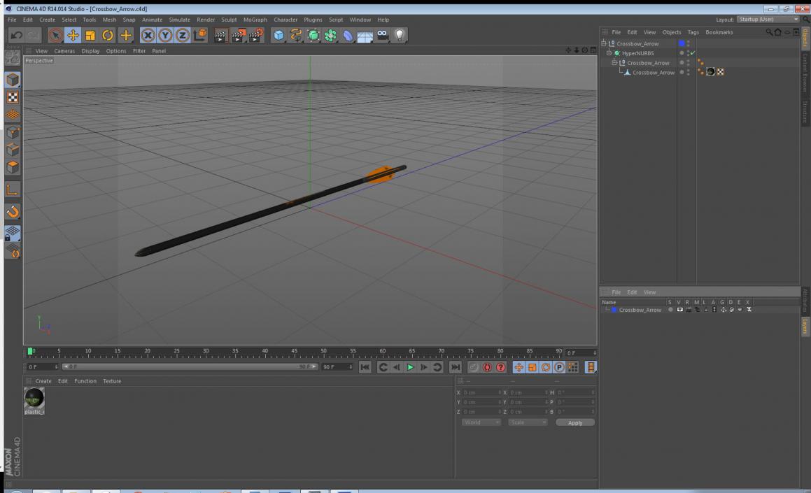 Crossbow Arrow 3D model