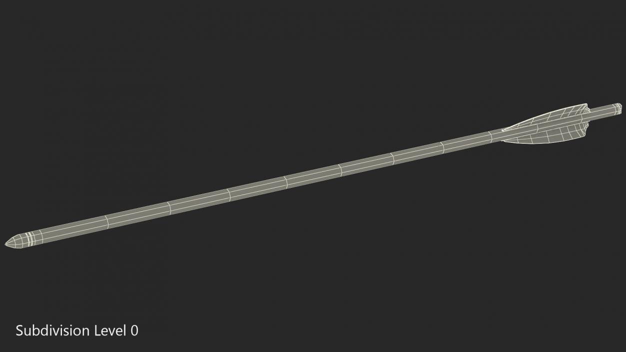 Crossbow Arrow 3D model