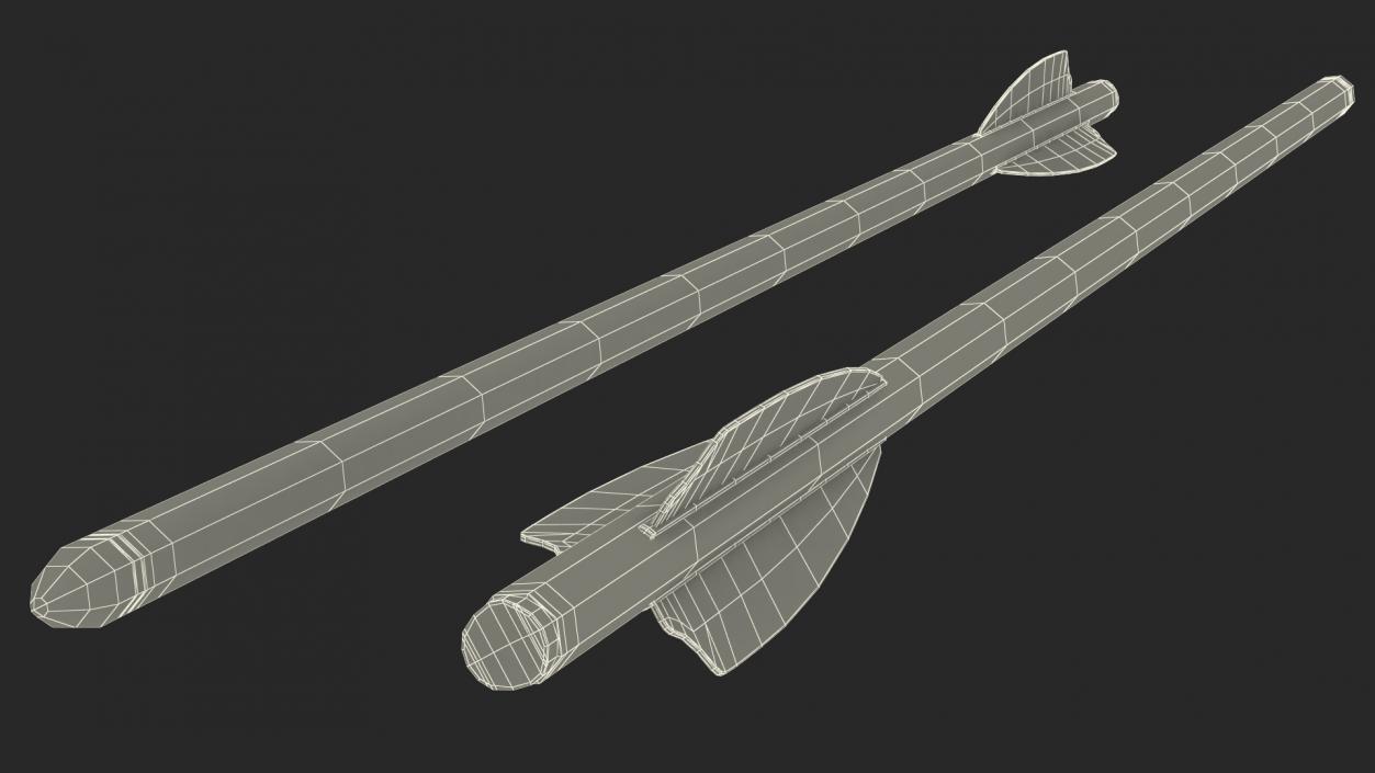 Crossbow Arrow 3D model