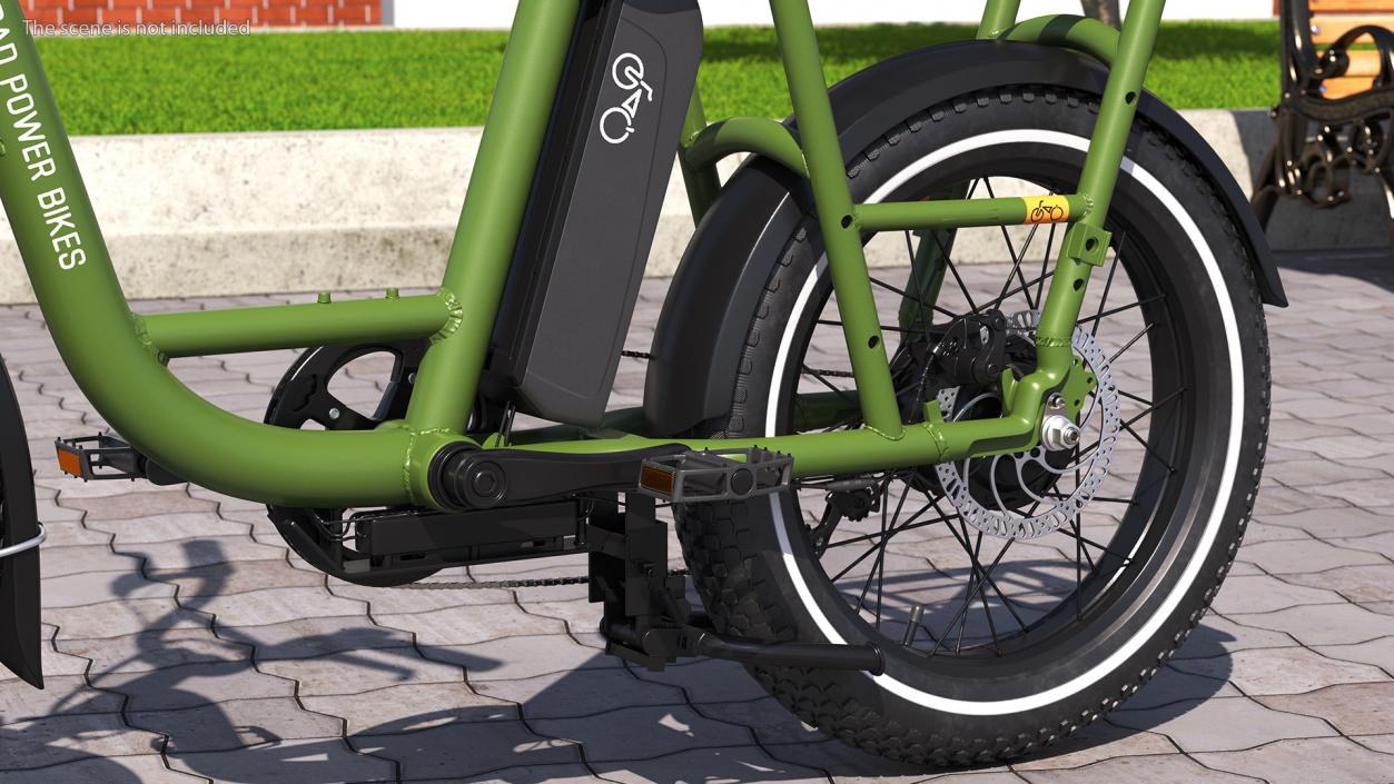 E-Bike RadRunner Green 3D