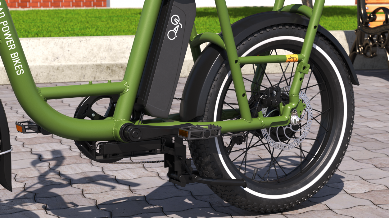 E-Bike RadRunner Green 3D