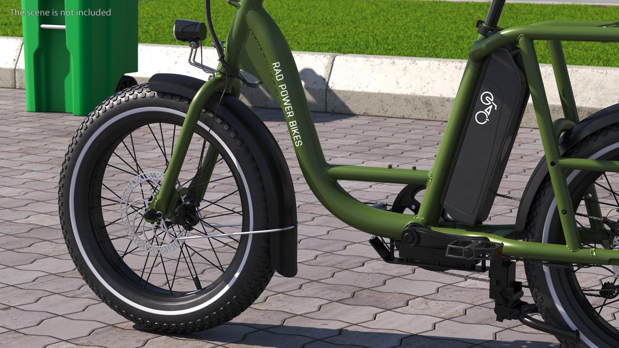 E-Bike RadRunner Green 3D