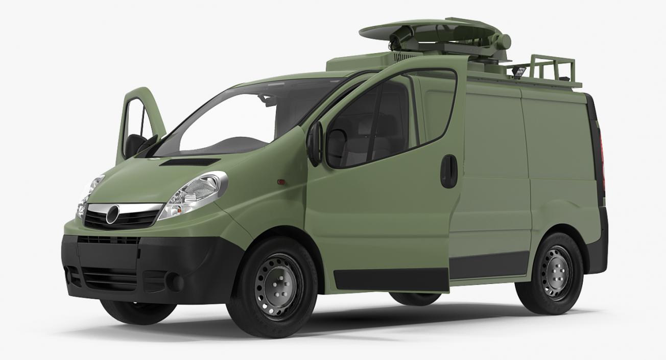 3D model News Van Rigged