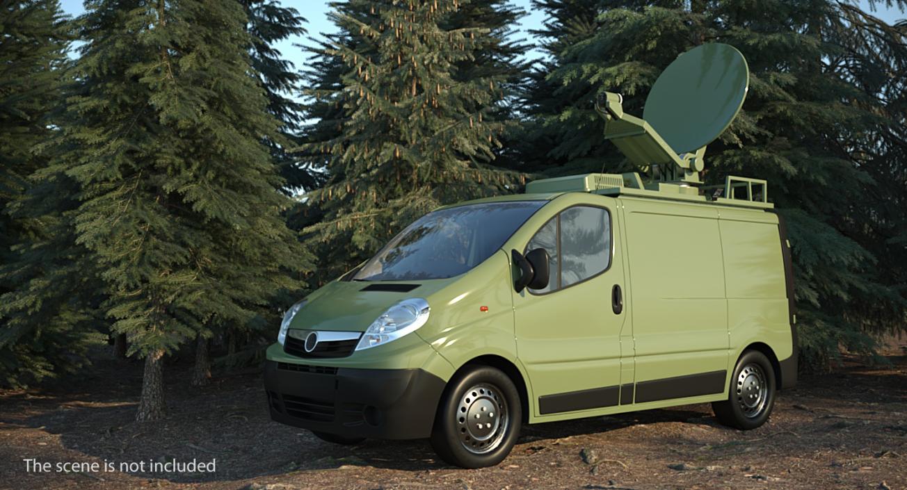 3D model News Van Rigged