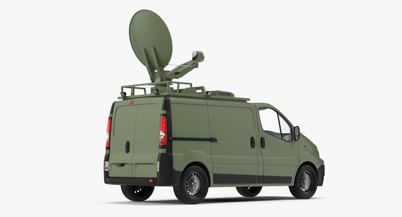 3D model News Van Rigged