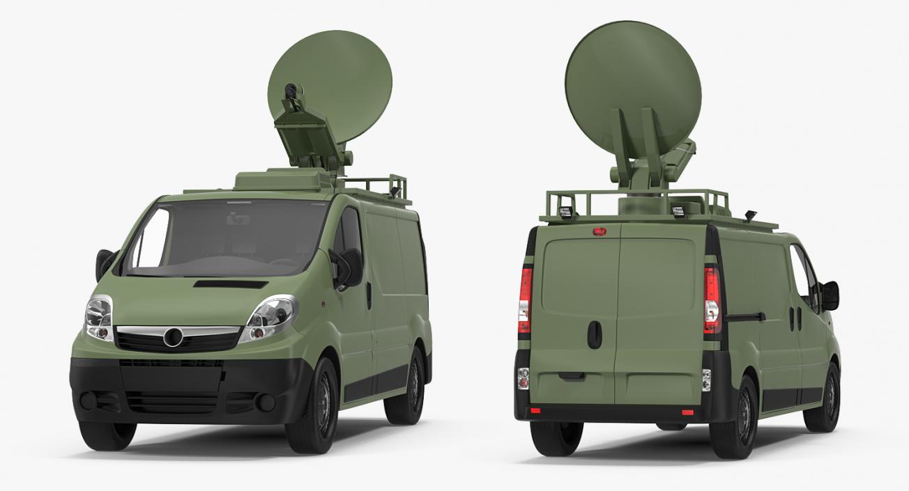 3D model News Van Rigged