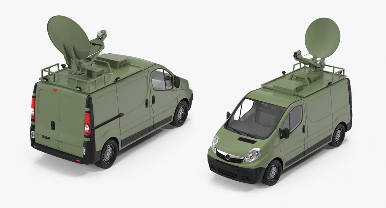 3D model News Van Rigged