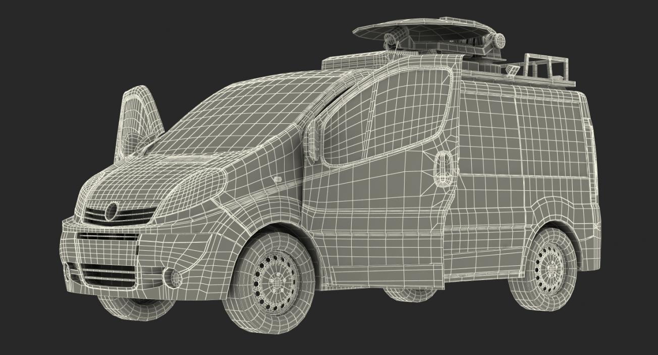 3D model News Van Rigged