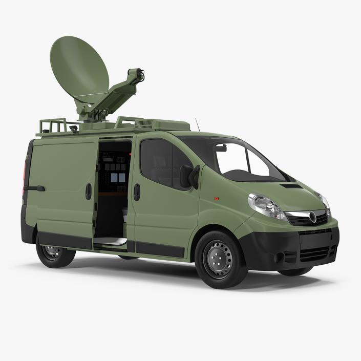 3D model News Van Rigged