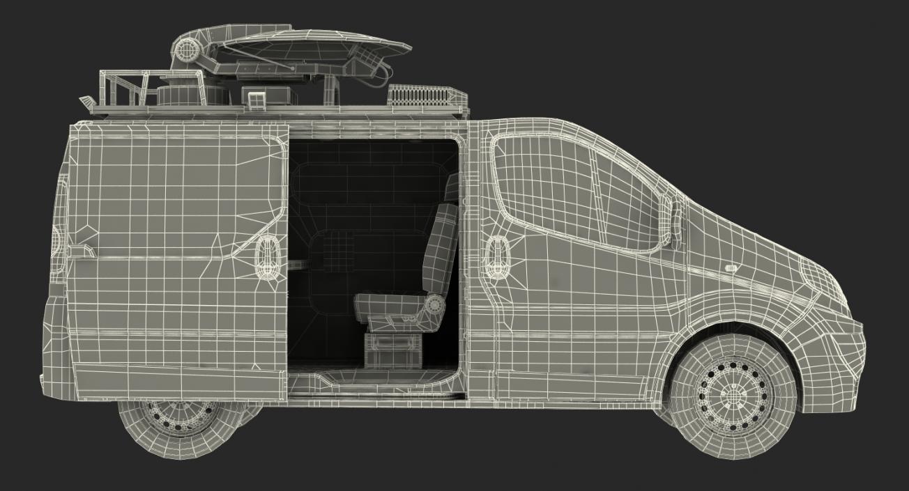 3D model News Van Rigged