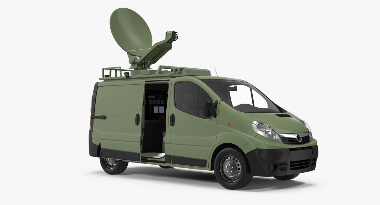 3D model News Van Rigged