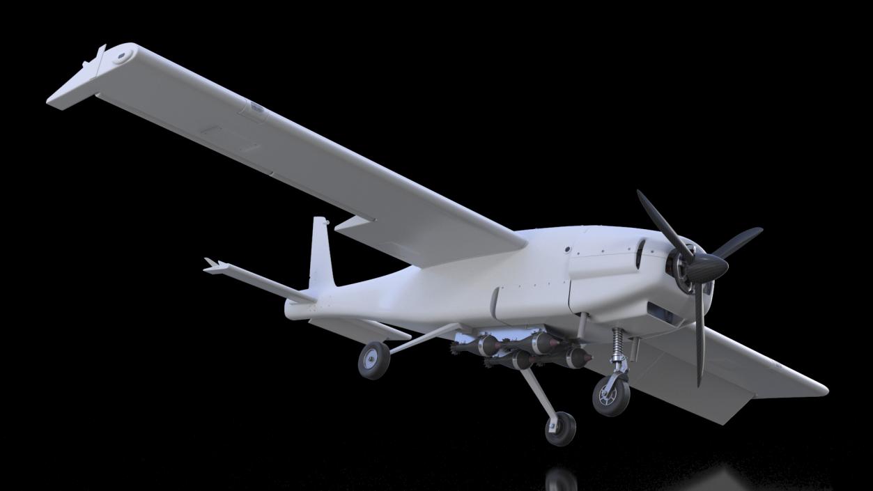 Combat Drone Rigged 3D model