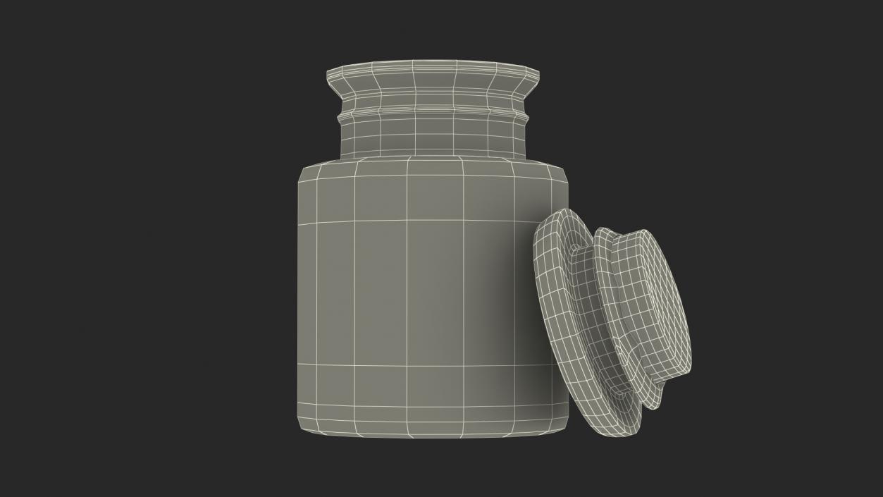 3D Glass Jar of Honey model