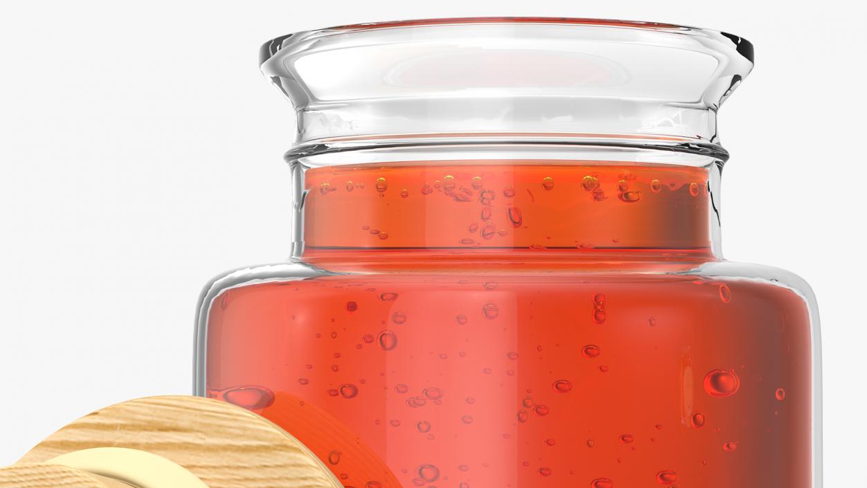 3D Glass Jar of Honey model