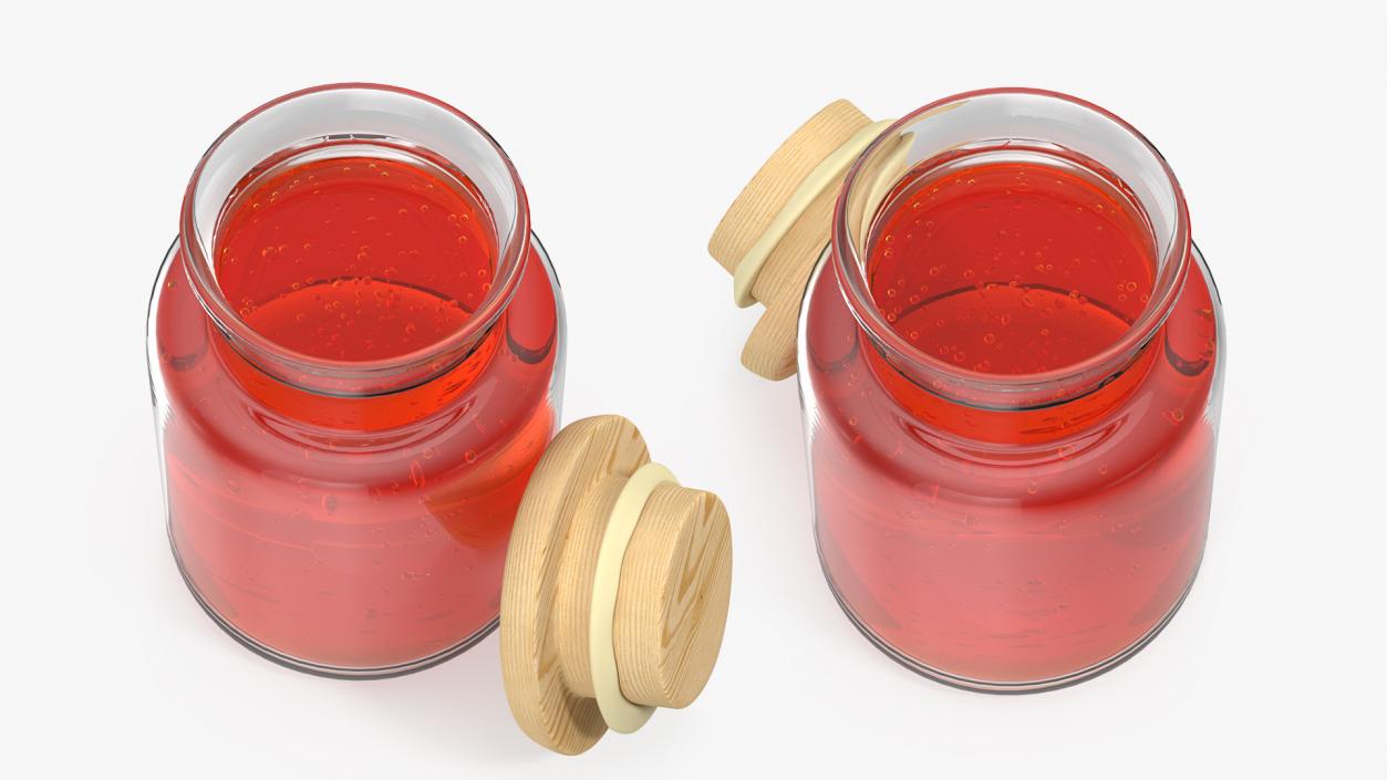 3D Glass Jar of Honey model