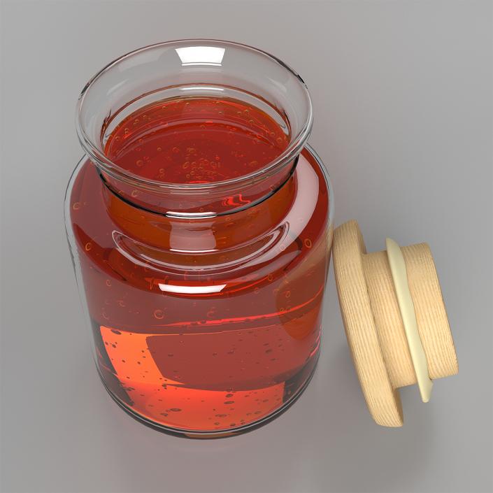 3D Glass Jar of Honey model