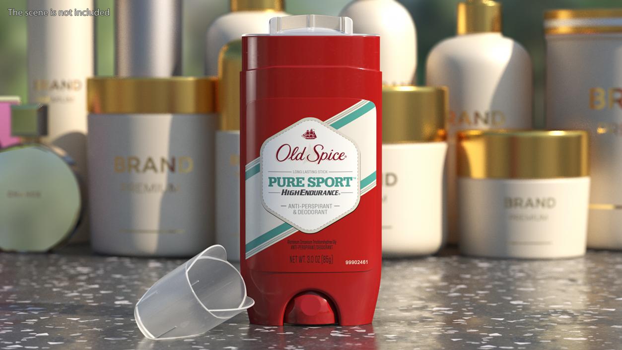 3D Old Spice Pure Sport Solid Deodorant