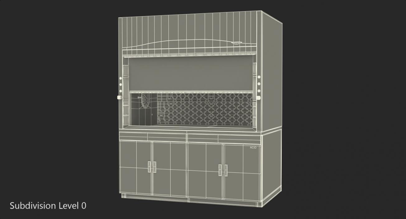 3D model Laboratory Hood